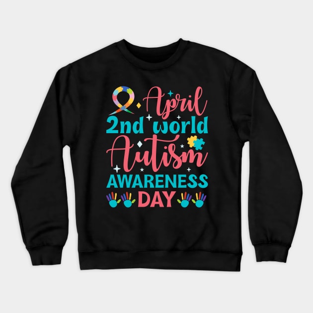 April 2nd autism awareness day Crewneck Sweatshirt by Fun Planet